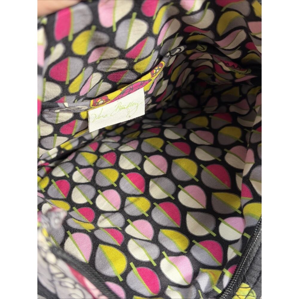 Vera Bradley Moon Blooms Triple Zip Hipster Crossbody Shoulder Bag Purse - Picture 12 of 13